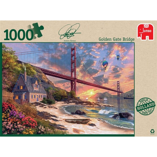 Palapeli 1000 Palaa Golden Gate Bridge (Kuva 1 tuotteesta 4)