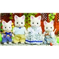 Sylvanian Families Silk Cat Family
