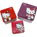 Hello Kitty Neliöpurkkeja 3-pkt