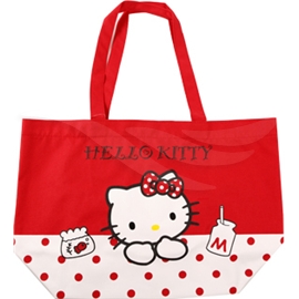 Hello Kitty Pilkullinen Ostoslaukku