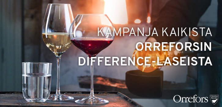 KAMPANJA - Kaikki Orreforsin Difference-lasit!