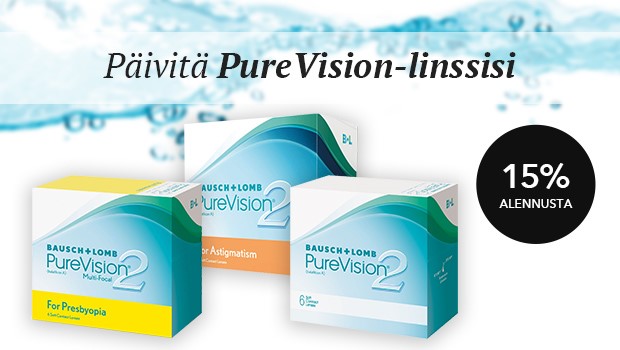Päivitä PureVision-linssisi