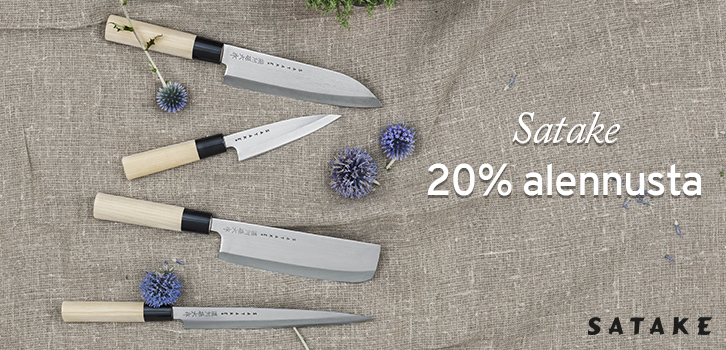 20% alennus koko Satake-valikoimasta!