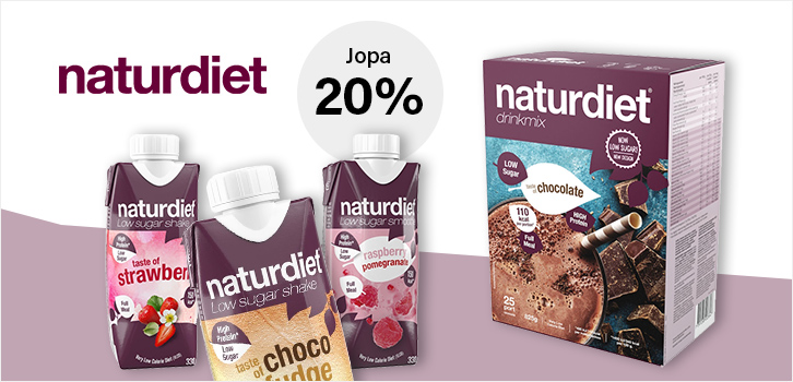 Naturdietin avulla saat kalorit hallintaan