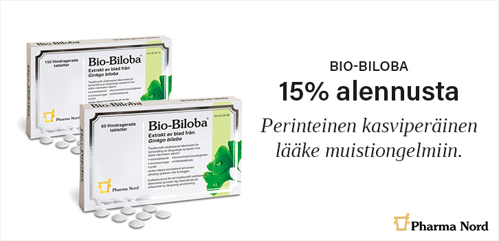 Bio-Biloba - 15% alennusta!