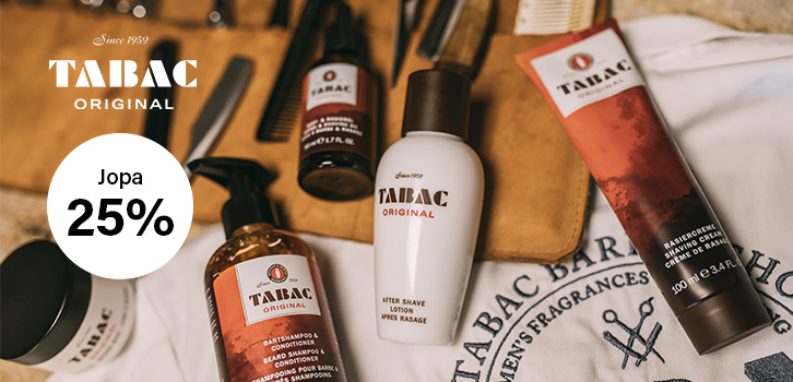 Tabac - jopa 25% alennusta