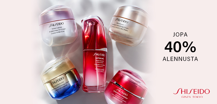 Shiseido - jopa 30% alennusta
