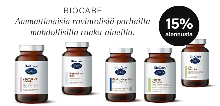 Tehokkaita ja laadukkaita ravintolisiä - 15% alennusta!