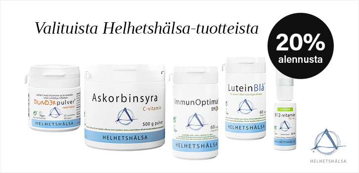 Helhetshälsa - 20% alennusta!