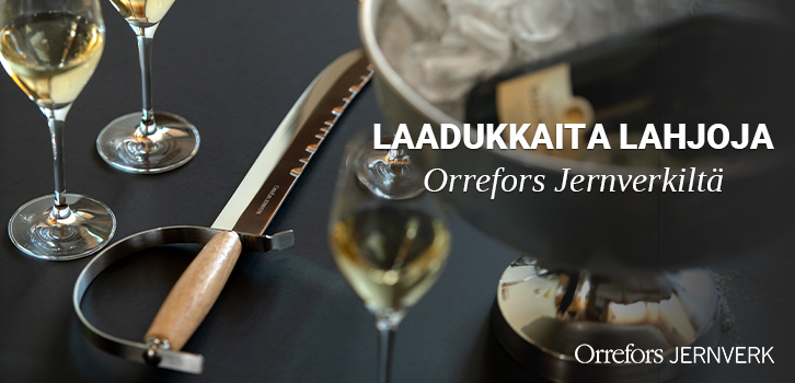 Valittuja tuotteita Orrefors Jernverkiltä!