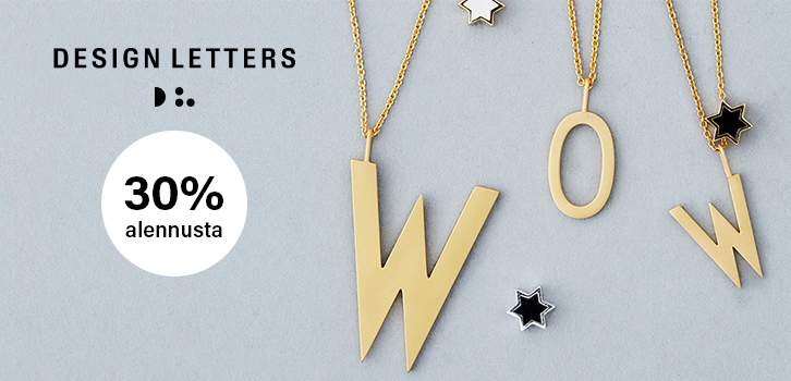 Design Letters Korut - 30% alennusta