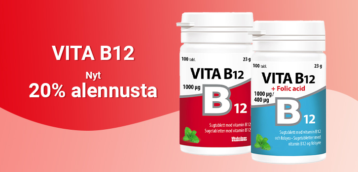 Vita B12 -20% alennus!