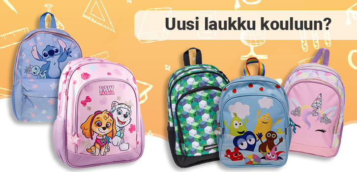 Laukkuja kaikenikäisille lapsille!