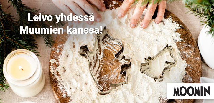 Anna lasten kokea leipomisen ilo yhdessä Muumien kanssa!