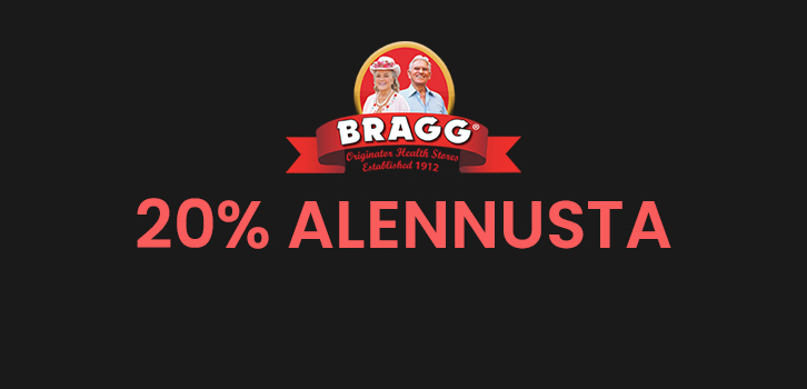 BRAGG - 20% alennusta!