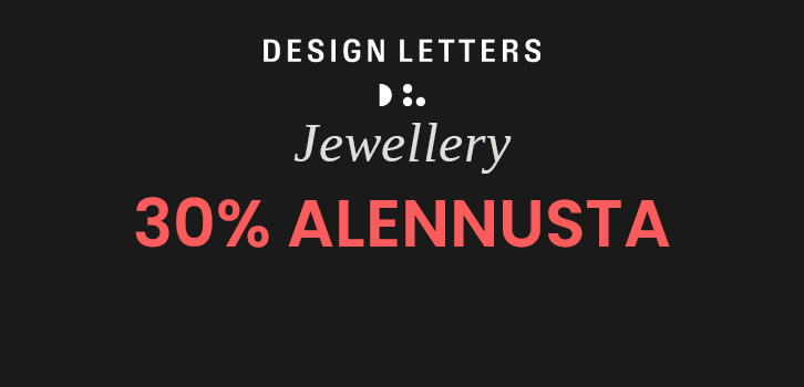 Design Letters Korut - 30% alennusta