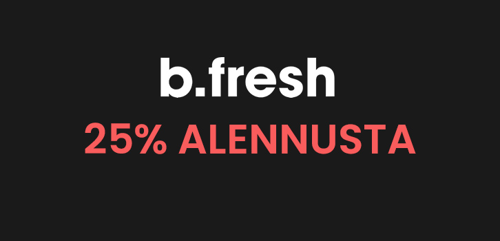 b.fresh - 25% alennusta