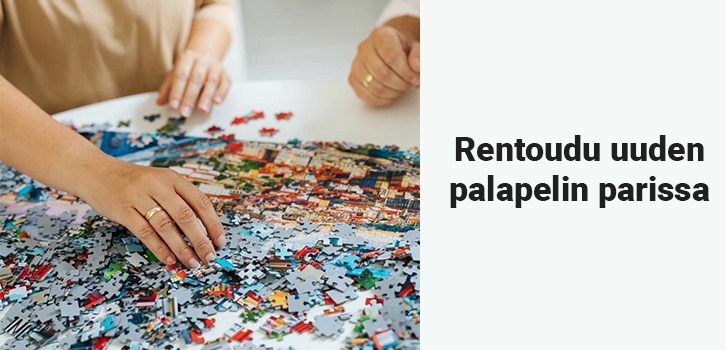 Palapeliä yhdessä tai haasta itsesi!