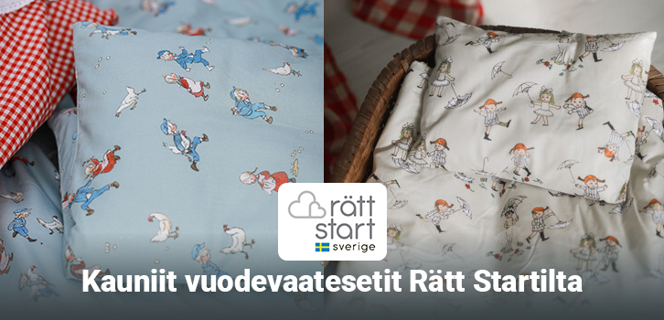 Peta sänkyyn uusi pussilakanasetti!