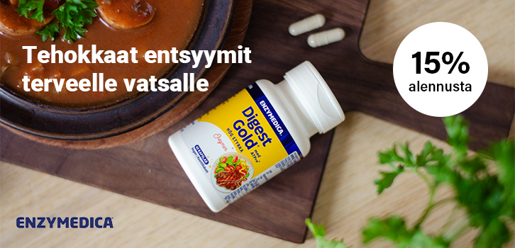 Korkealaatuiset entsyymipohjaiset ravintolisät