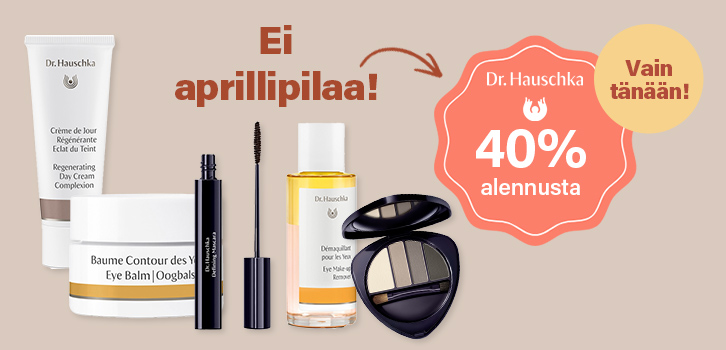 Ei aprillipila! Dr. Hauschka 40% alennus!! Vain tänään!