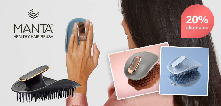 Julkaisu! Manta-hiusharjat – 20 % alennus