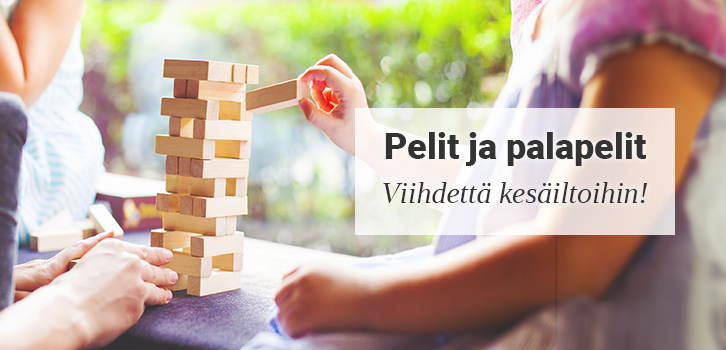 Palapelit ja pelit vapaisiin päiviin!