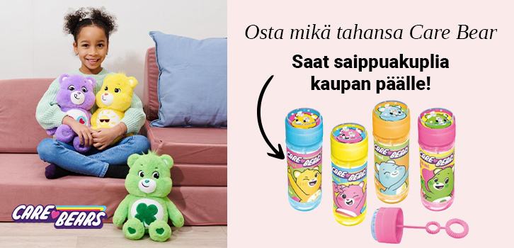 Saippuakuplia kaupan päälle!