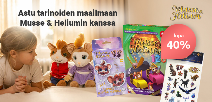 Luo omia seikkailuja Mikin ja Heliumin kanssa