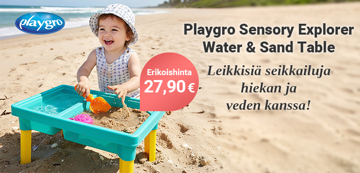 Playgro Sensory Explorer Water & Sand Table erikoishinta: 27.90 euro