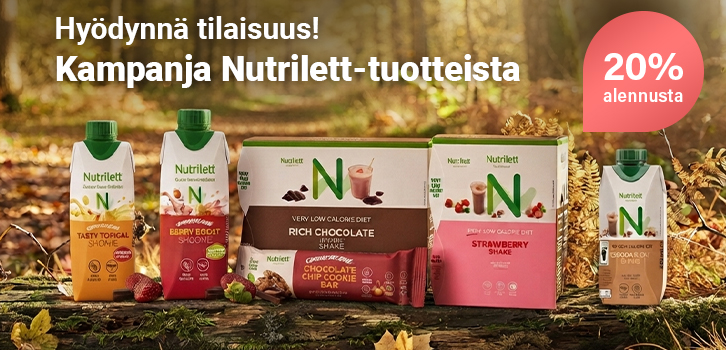 Äkkilähtö nopeaan painonpudotukseen - 20% alennusta!