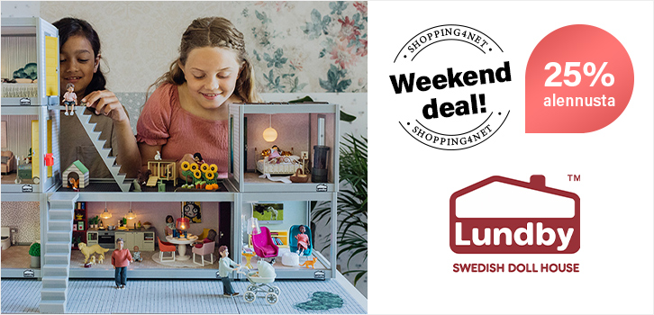 Viikonlopputarjous: 25 % alennus Lundbysta!