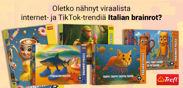 Hauskoja, tekoälyn luomia aiheita palapelin kokoamiseen!
