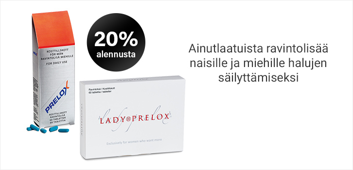 Prelox - 20% alennusta!