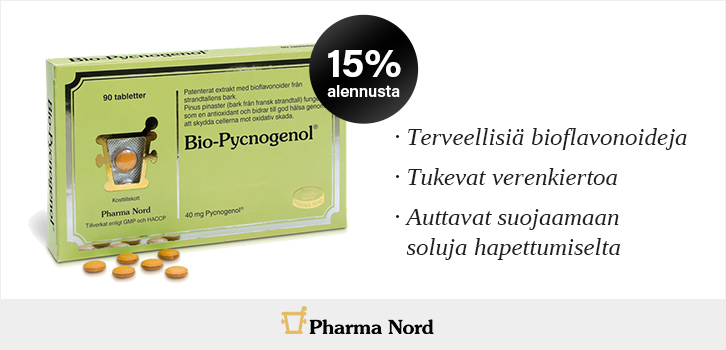 Pycnogenol - 15% alennusta!