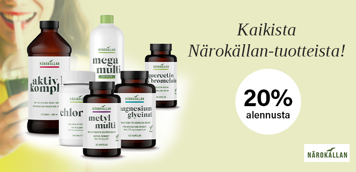 Piristy ja saa energiaa Närokällan tuotteiden avulla! 