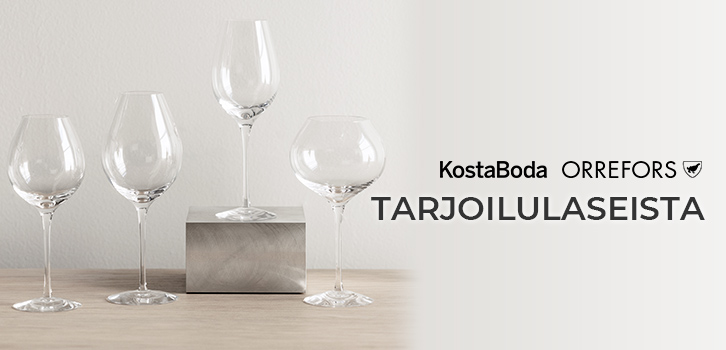 Kosta Bodan & Orreforsin tarjoilulaseista!