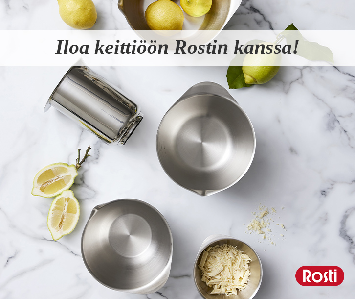 Kampanja koko valikoimalle alkaen Rosti!