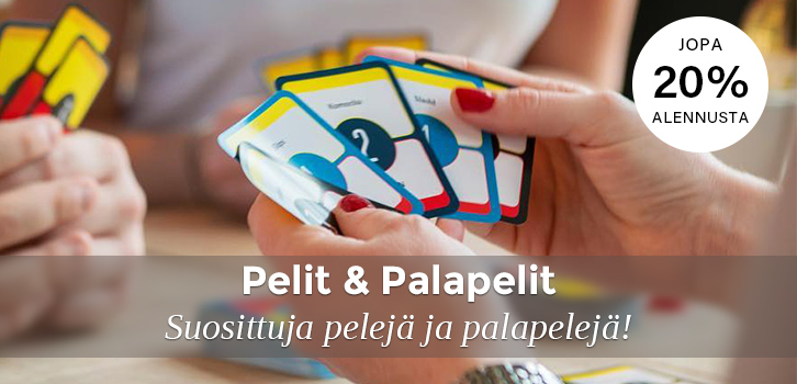 Suosittuja pelejä ja palapelejä!