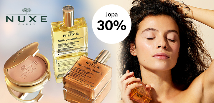 Nuxe - jopa 30% alennusta
