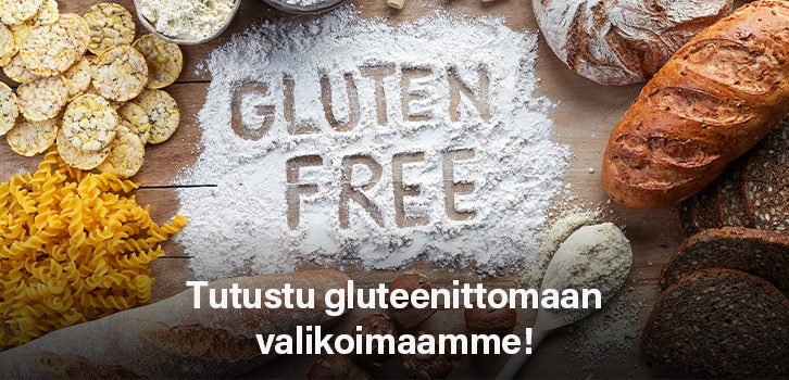 Gluteenittomat vaihtoehdot!