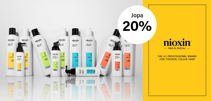 Nioxin - jopa 20% alennusta