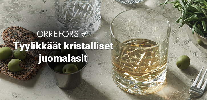 Kampanja Carat Drink- ja Cocktail-laseille Orreforsilta!