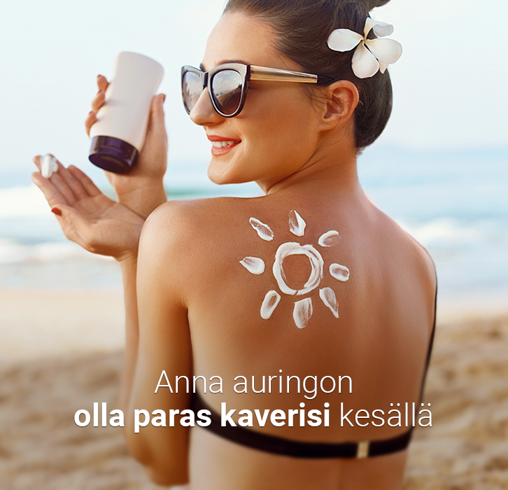 Anna auringon olla paras kaverisi kesällä