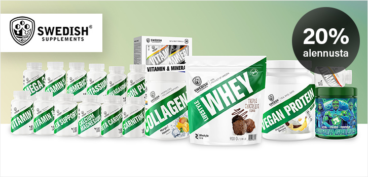Swedish Supplements - 20% alennusta!