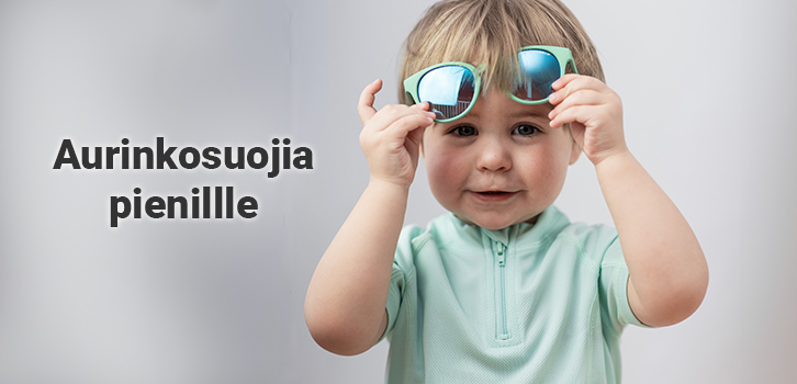 Suojaa lapset auringon säteiltä!