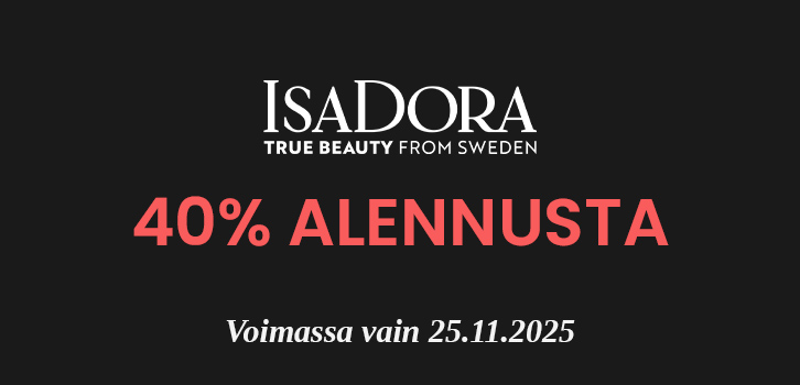 IsaDora - 40% alennusta