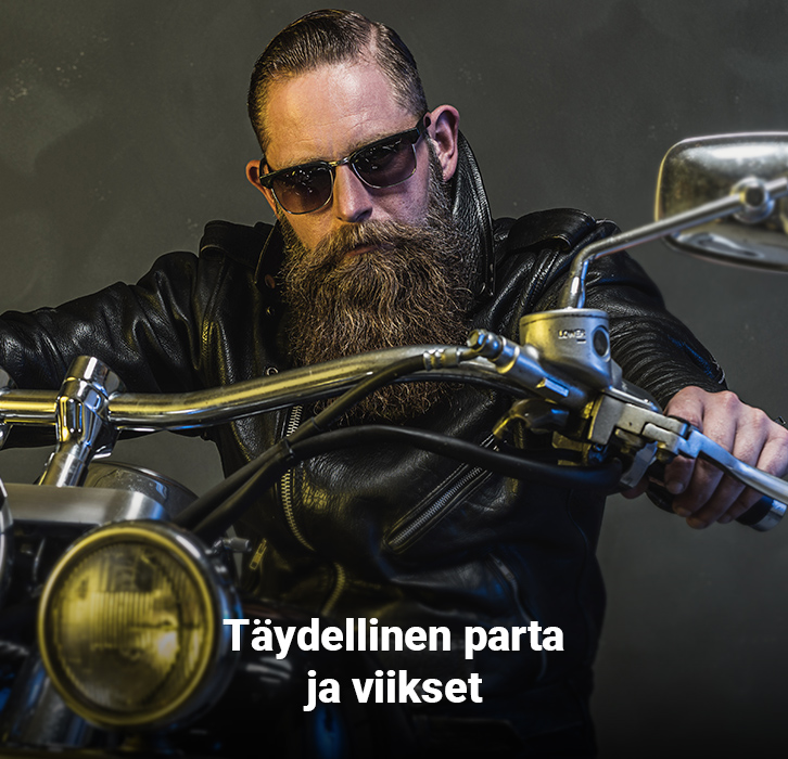 Täydellinen parta ja viikset 