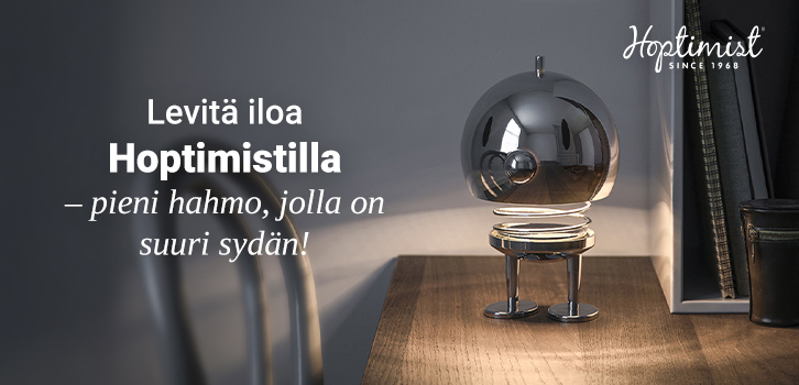 Kampanja Hoptimistilla – Pieni hahmo, jolla on suuri sydän!