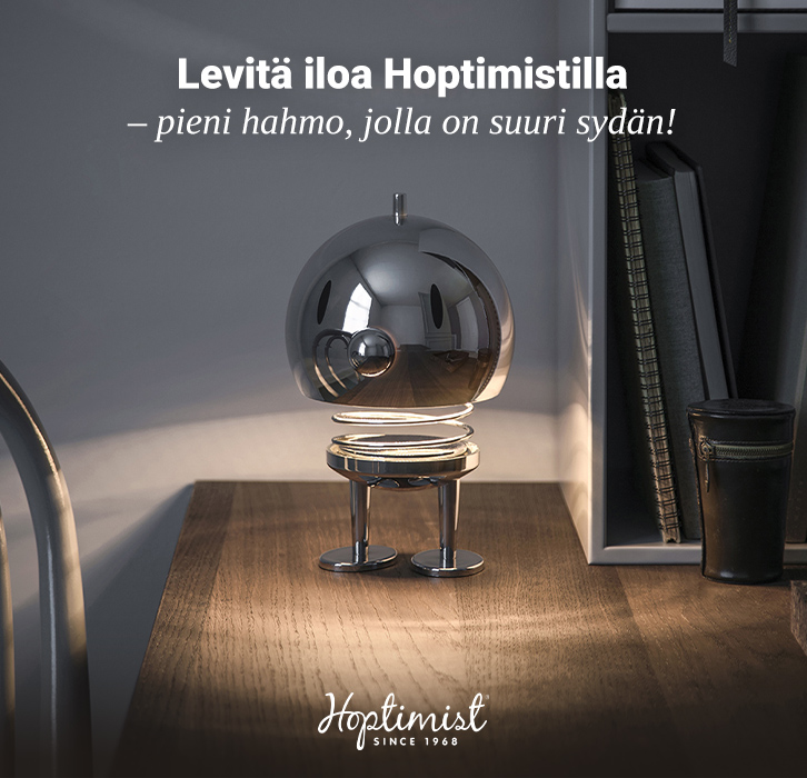 Kampanja Hoptimistilla – Pieni hahmo, jolla on suuri sydän!